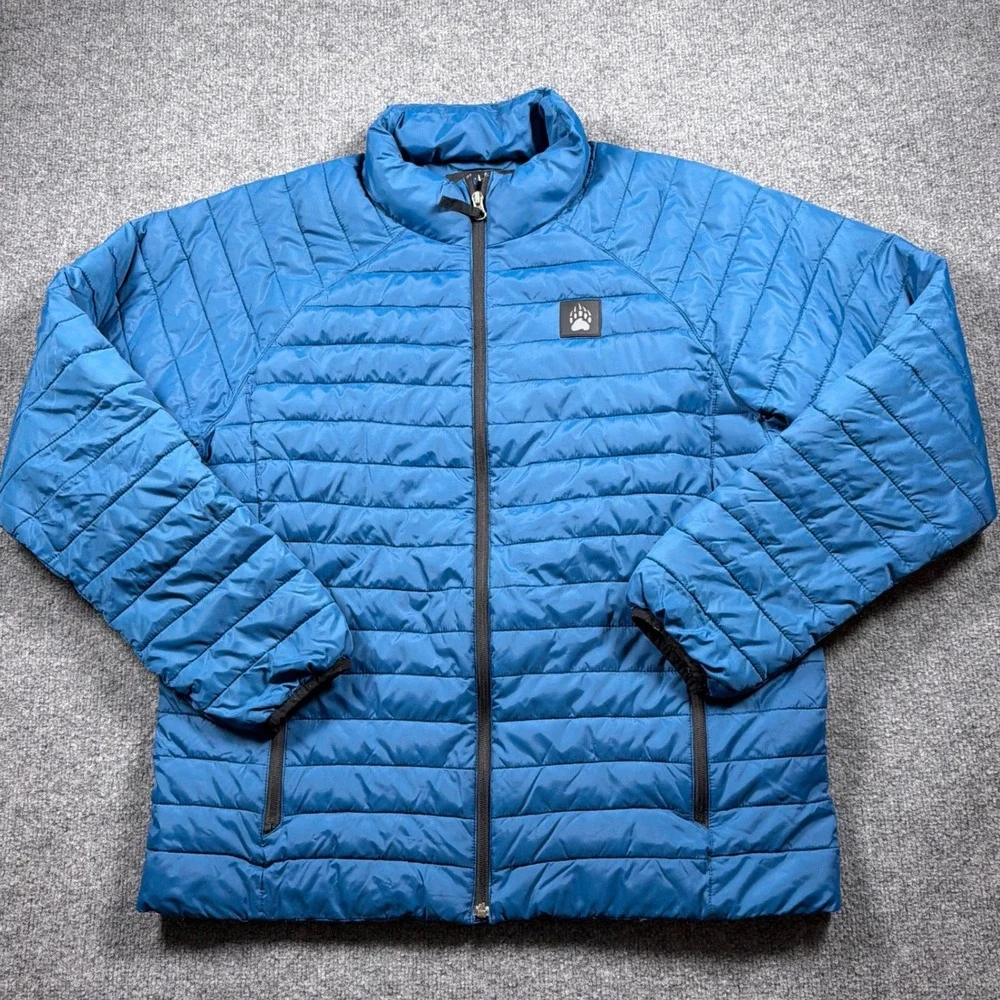 Alaskan Hardgear Puffin Jacket Mens Large Blue Quilted Duluth Trading Co